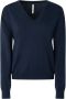 Pepe Jeans V-neck Knitwear Blauw Dames - Thumbnail 1