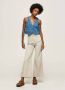 Pepe Jeans Wide Trousers Beige Dames - Thumbnail 1