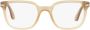 Persol Stijlvolle Bruine Montuurbril Brown Unisex - Thumbnail 1