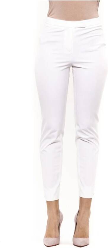 PESERICO Bianco White Jeans Pant Wit Dames