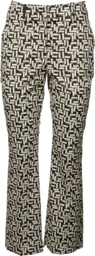 PESERICO Broek Bruin Dames