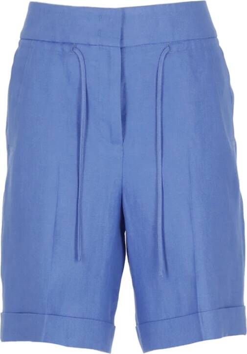 PESERICO Casual Shorts Blauw Dames