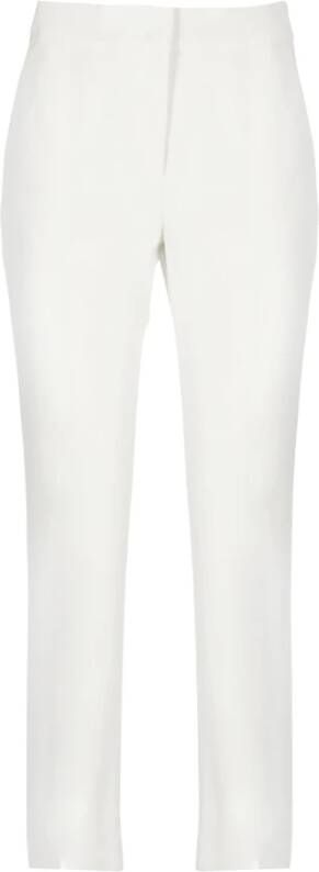 PESERICO Cropped Trousers White Dames