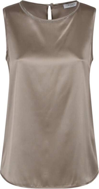 PESERICO Dames top Beige Dames