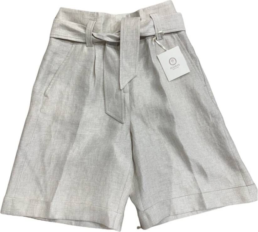 PESERICO korte broek Beige Dames