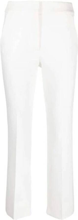 PESERICO Leather Trousers White Dames