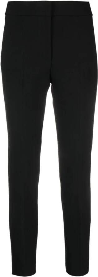 PESERICO Leather Trousers Zwart Dames