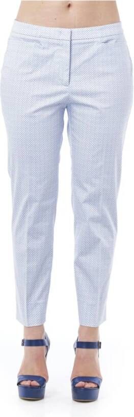 PESERICO Light-blue Cotton Jeans & Pant Blauw Dames