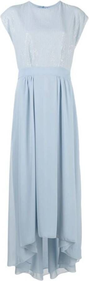 PESERICO Maxi Dresses Blauw Dames