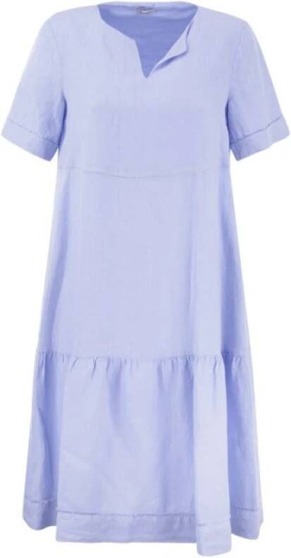 PESERICO Midi Dresses Blauw Dames