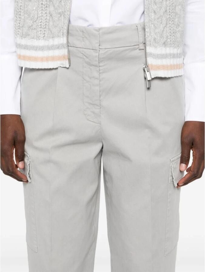 PESERICO Grijze Broek Aw24 Dameskleding Gray Dames - Foto 2