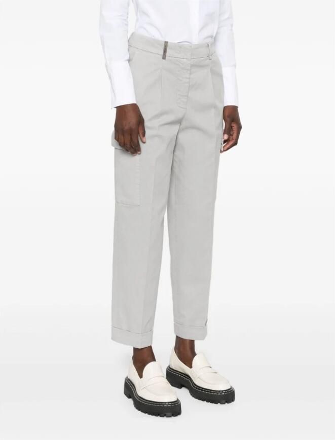 PESERICO Grijze Broek Aw24 Dameskleding Gray Dames - Foto 5