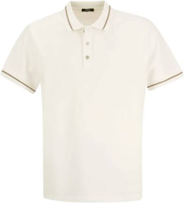 PESERICO Polo Shirt White Heren