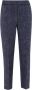 PESERICO Slim-fit Trousers Blauw Dames - Thumbnail 1