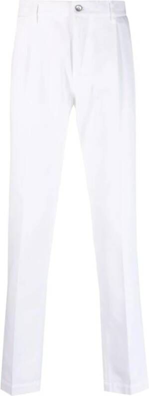 PESERICO Slim-fit Trousers Wit Heren