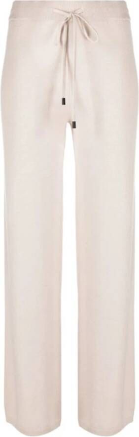 PESERICO Straight Trousers Beige Dames