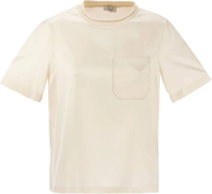 PESERICO T-Shirt Beige Dames