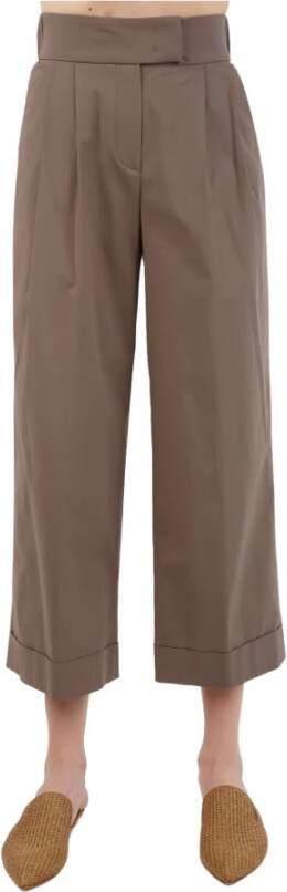 PESERICO Trousers Bruin Dames