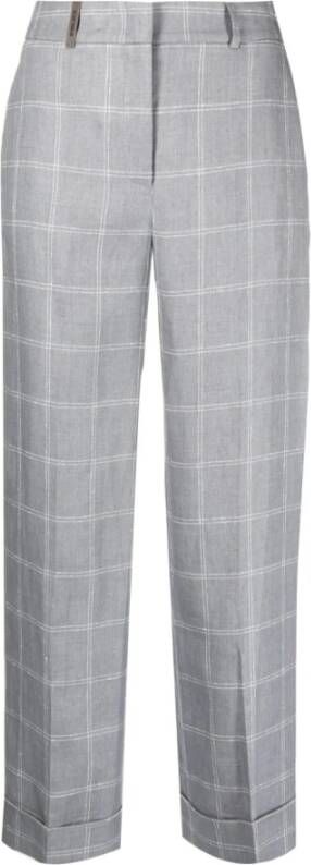 PESERICO Trousers Grijs Dames