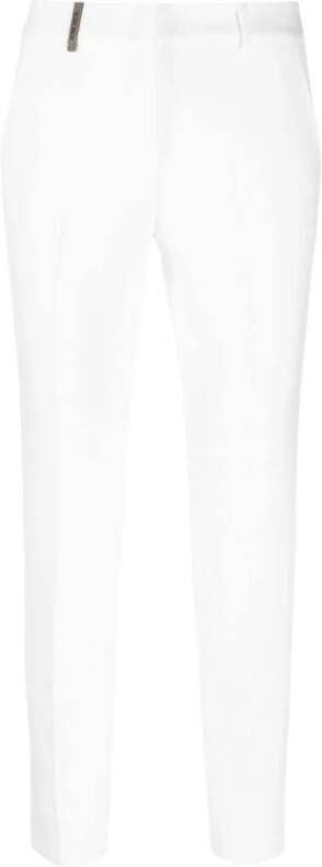 PESERICO Trousers White Dames