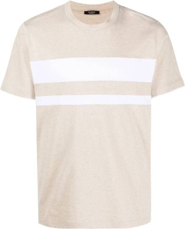 PESERICO Trui t-shirt Beige Heren