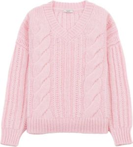 PESERICO V-Neck Sweater Roze Dames