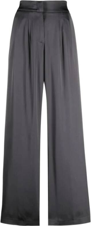 PESERICO Wide Trousers Grijs Dames