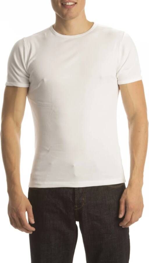 Petrol Benzine T-shirt Basic Round Neck (4Pack) White Heren