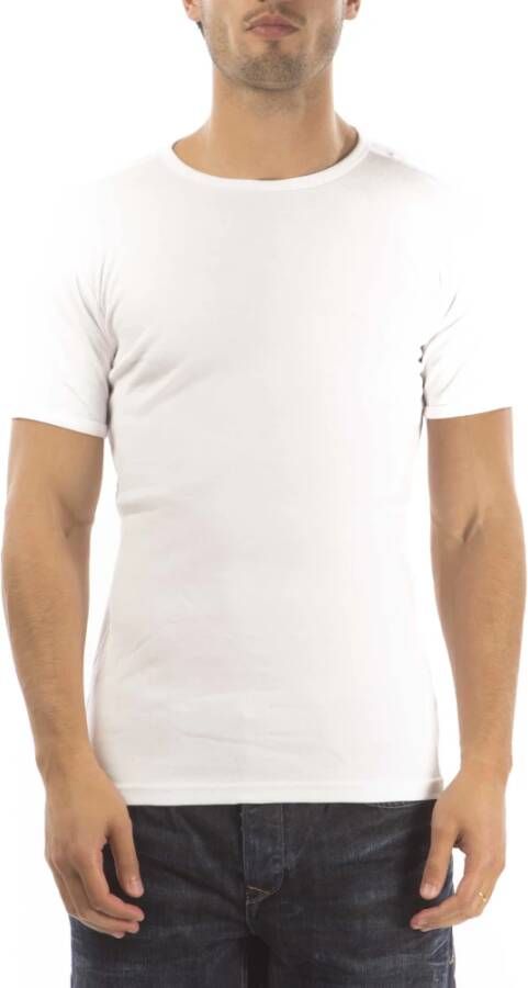 Petrol Benzine t-shirt ronde hals wit (2 pack) White Heren