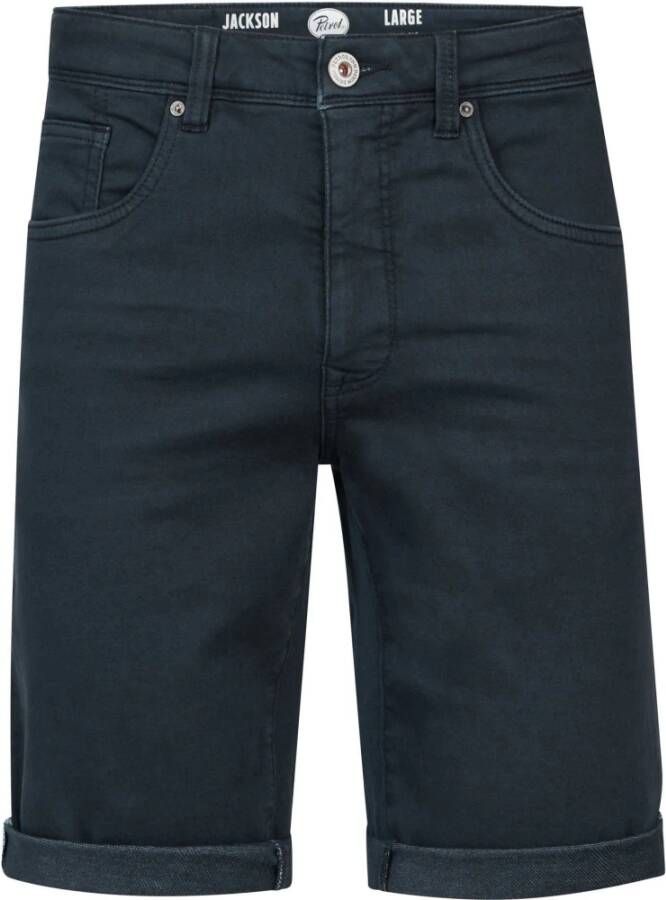Petrol Denim Short Jackson Blauw Heren