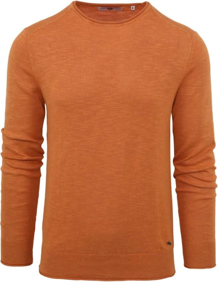 Petrol Pullover Trui Oranje Heren