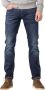 Petrol Industries regular tapered fit jeans RUSSEL met riem dark faded - Thumbnail 2