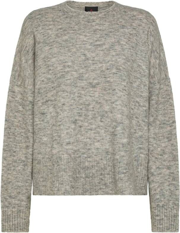 Peuterey Alpaca stretch blend gebreide trui Grijs Dames