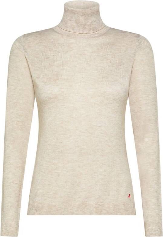 Peuterey Basis gebreide trui Beige Dames