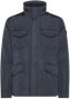 Peuterey Blauwe Field Jacket Stijlvolle en Warme Winterjas Blauw Heren - Thumbnail 1