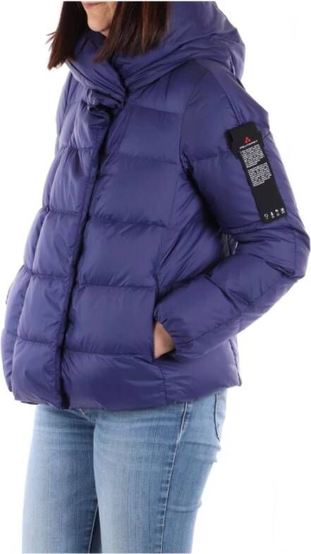 Peuterey Gerecyclede Ultra-Lichte Donsjas Blauw Dames