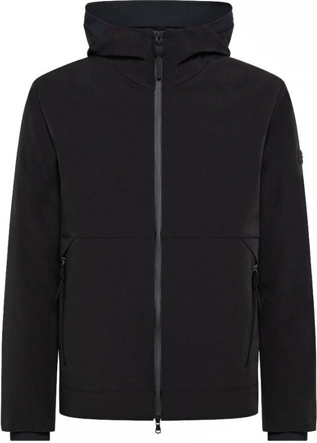 Peuterey Elastische Nylon Jas met Gerecyclede Synthetische Vulling Black Heren - Foto 3