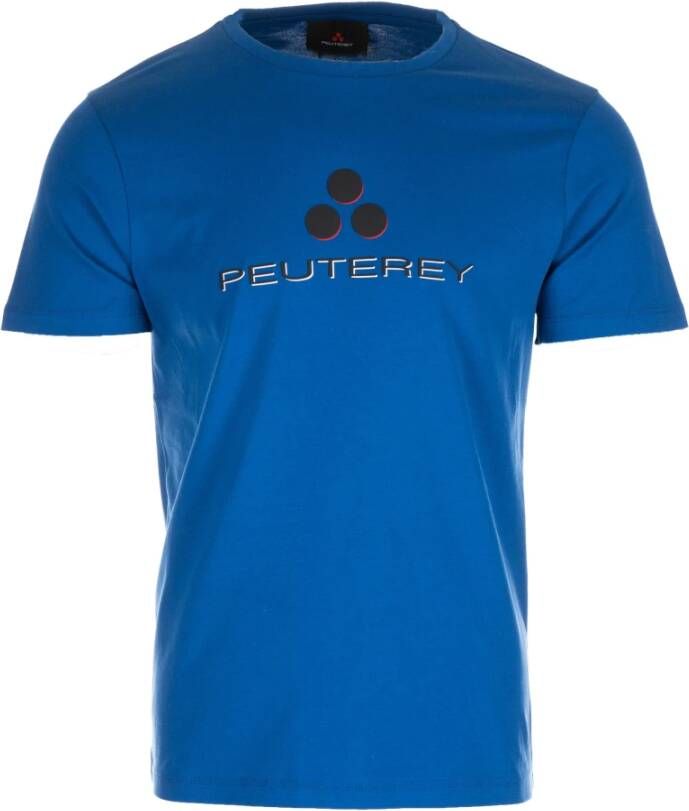 Peuterey Carpinus T-Shirt Blauw 261 Blue Heren
