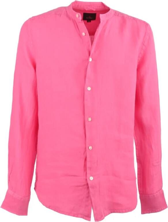 Peuterey Stijlvolle Overhemden Collectie Roze Heren