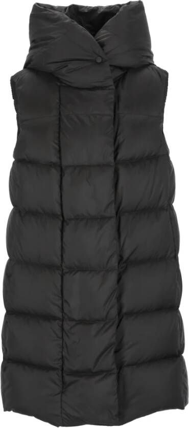 Peuterey Dons Gilet van GRS-gecertificeerde stof Dons gilet van GRS-gecertificeerde stof GRS-gecertificeerd donsvest Green Brown Black Dames