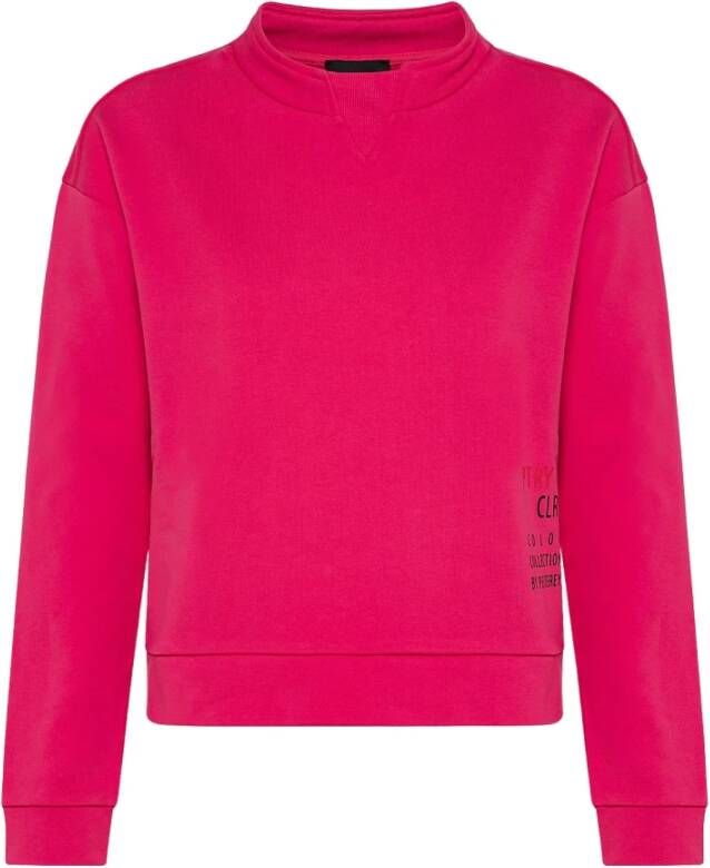 Peuterey Comfortabele katoenen sweatshirt Roze Dames