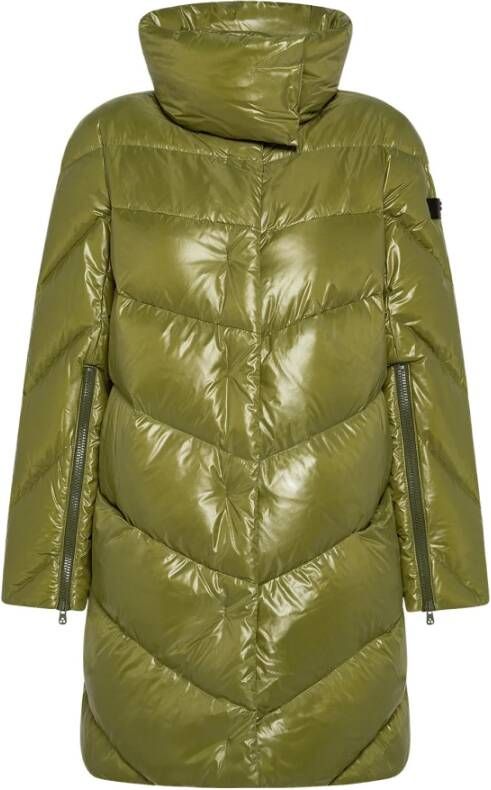 Peuterey Down jacket in recycled down and Econyl yarn Groen Dames