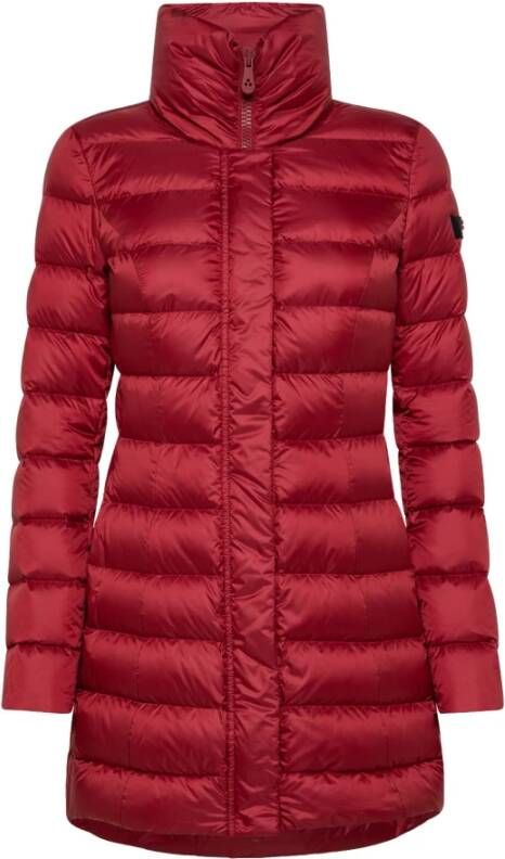 Peuterey Down jacket with high collar Rood Dames