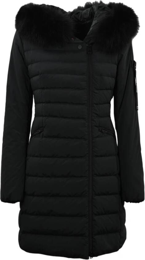 Peuterey Blauwe Dames Lange Donsjas Blauw Dames