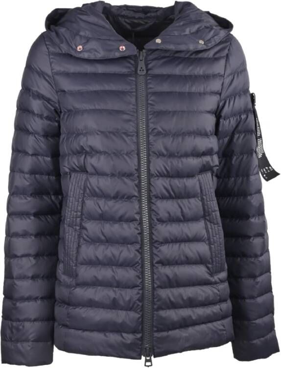 Peuterey Milieuvriendelijke gewatteerde donsjas met vaste capuchon Milieuvriendelijke Gewatteerde Jas met Vaste Capuchon Milieuvriendelijke Gewatteerde Donsjas met Vaste Capuchon Red White Blue Dames - Foto 2