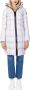 Peuterey Slim Fit Gewatteerde Jas van Gerecycled Polyester Grijs Dames - Thumbnail 11