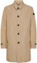 Peuterey Trench coat in laminated three-layered fabric Bruin Heren - Thumbnail 1