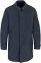 Peuterey Trench coat in laminated three-layered fabric Blauw Heren - Thumbnail 1