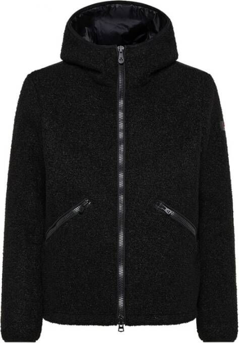 Peuterey Warm Fleece Jackets voor Buitensport Avonturen Black Heren