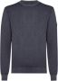 Peuterey Blauwe Acid-Geverfde Merino Tricot Trui Blue Heren - Thumbnail 1
